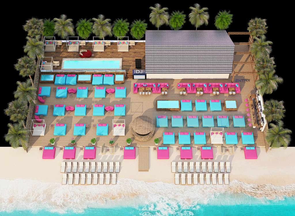 Kova Beach Club bed layout